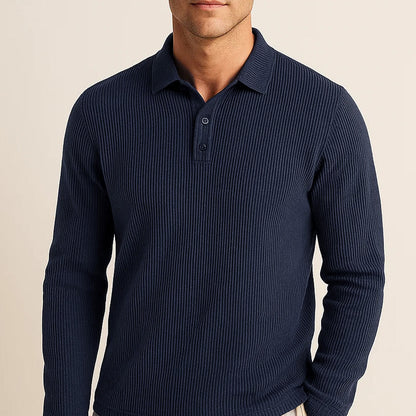 Lusso - Polo manches longues ultra-confortable pour homme