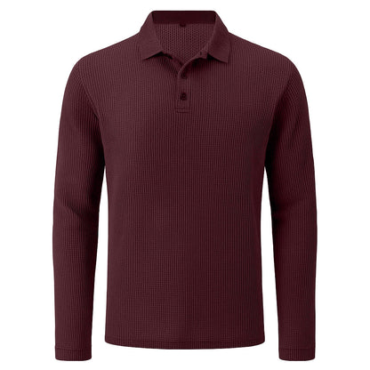 Lusso - Polo manches longues ultra-confortable pour homme