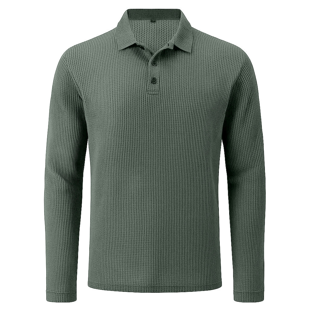 Lusso - Polo manches longues ultra-confortable pour homme