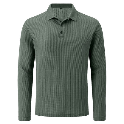 Lusso - Polo manches longues ultra-confortable pour homme