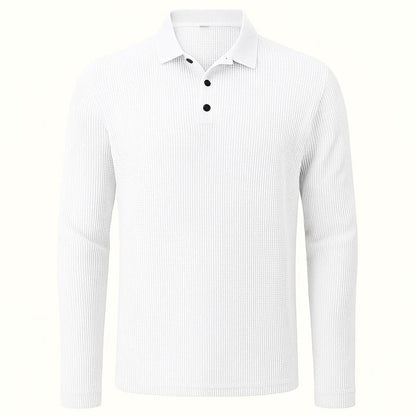 Lusso - Polo manches longues ultra-confortable pour homme